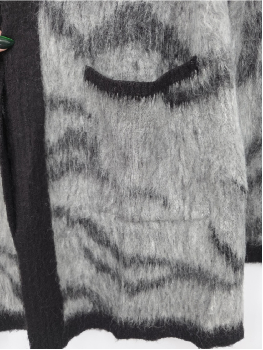 White House Black Market M Cardigan Alpaca Wool Luxury Old Money Preppy Chic$140 - Picture 13 of 16